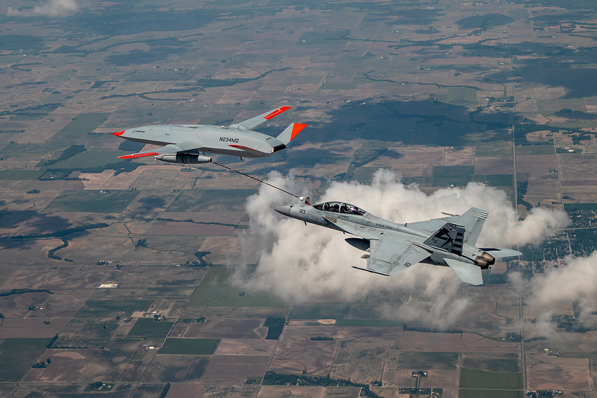 Boeing, U.S. Air Force complete KC-46 Tanker refueling flight with F/A-18